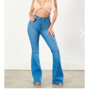 Vibrant Miu flare jeans